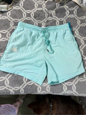 Kappa Aqua Logo Tape Swim Trunks Men’s Medium Mesh Lined